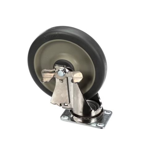 Intermetro RPQC02-248 Swivel Caster W/Brake 6" Plate