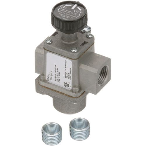Johnson Controls 764101E3 NAT/LP Pilot Safety Valve W/ Thermocouple & Metal Push Button, NAT/LP
