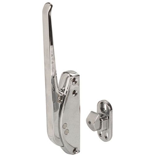 Kason 10533D00004 Door Latch W/Strike Chrome Edgemount