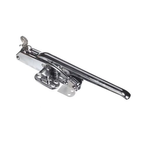 Kason 10538C00004 Edgemount Latch Assembly W/Strike & Lock Chrome