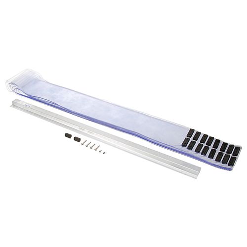 Kason KAS401SA6063884 Lightweight Aluminum Easimount Strip Curtain, 34" Opening
