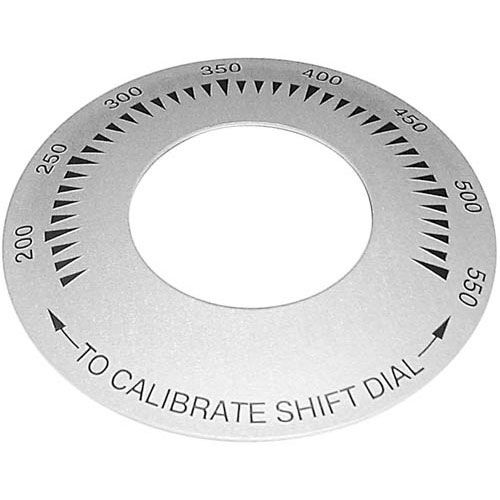 060105 Dial Plate 3" DIA With 200-500F