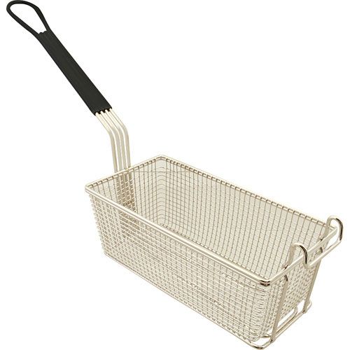 61595 Fry Basket11" X 5-3/8", Fh Black Vinyl Handle