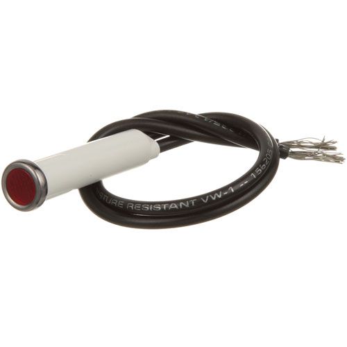 Lang 2J-31601-01 Red Flat Signal Light 5/16" 250V