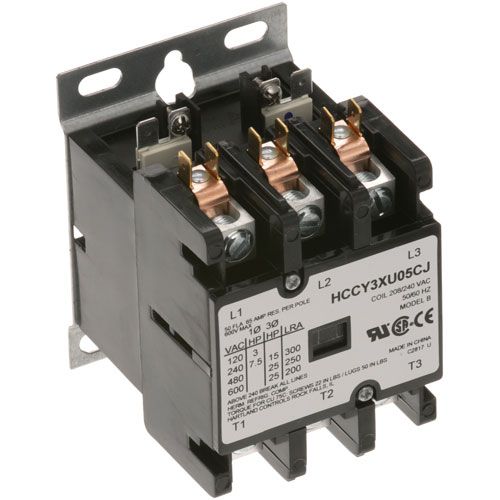 Legion 406567 3 Pole Contactor, 208/240 Volt Coil, 50/60 Hz