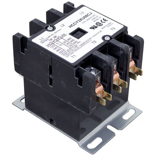 Legion 420084 3 Pole Contactor, 208/240 Volt, 60 AMP Inductive/75 AMP Resistive