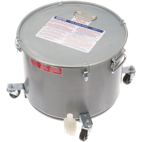 Miroil 2066 Oil Filter Pot/Lid-With/Casters