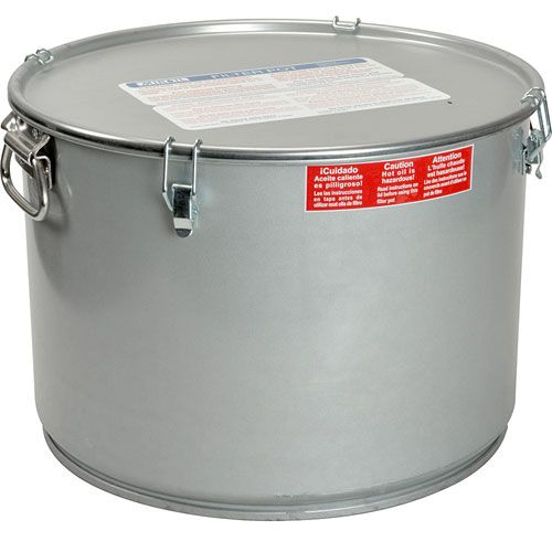 Miroil 60L Oil Filter Pot 55 Lbs, W/ Lid