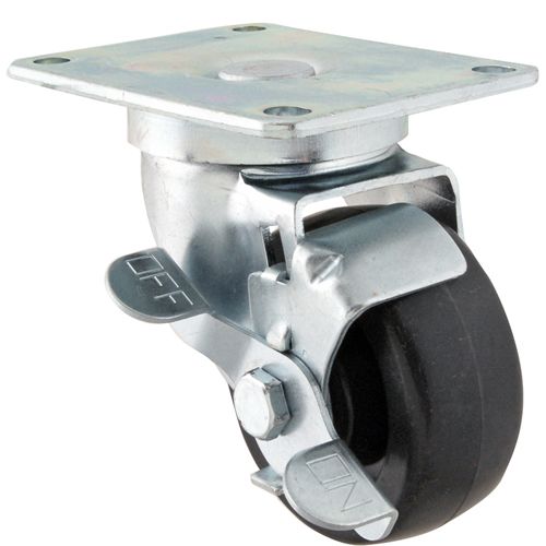 Perlick PEC22331 3"Swivel Plate Caster with Brake