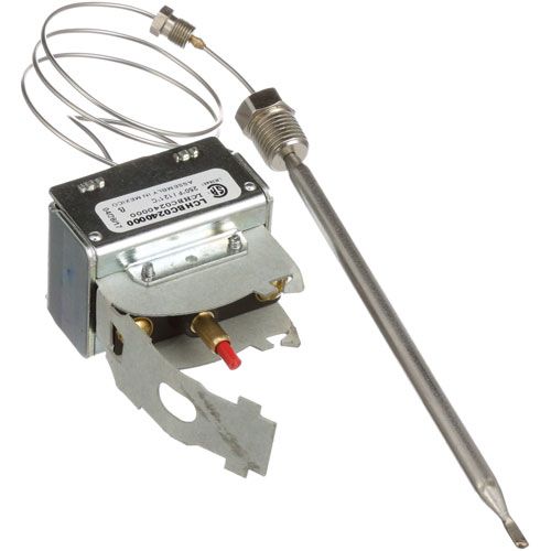 Pitco 60070701 Fryer Hi-Limit Thermostat W/ Manual Reset 1/4" Bulb
