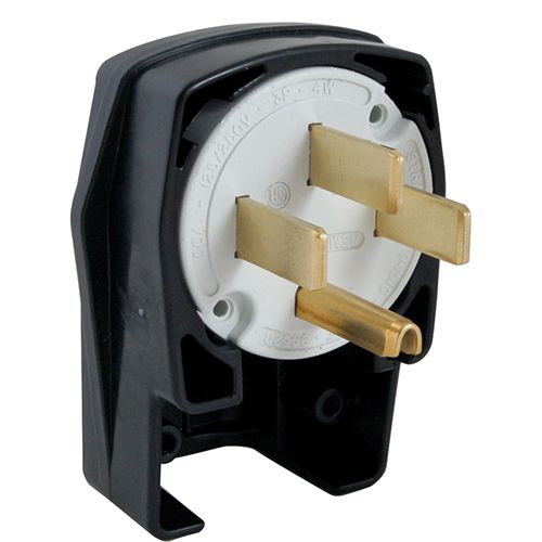 Hubbell 9452C Angle Plug W/Straight Blade 50A 250V