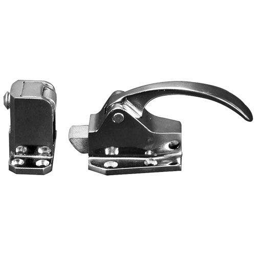 Polar Hardware 506OFF Latch (With strike, Stainless Steel ) 