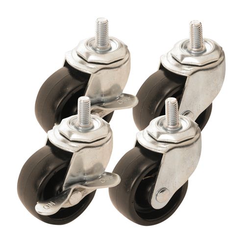 Prince Castle 10314-63 Caster Kit 3" DIA 1-3/8"W Pack Of 4