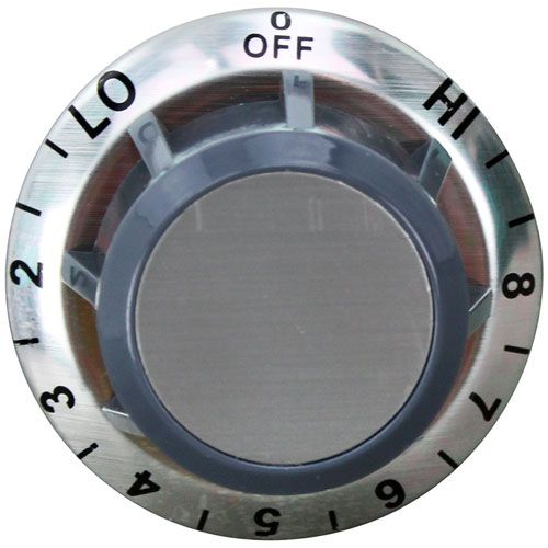 Star Mfg 2R30372 Food Warmer Knob ,2-3/8" DIA, Off-Hi-8-2-Lo