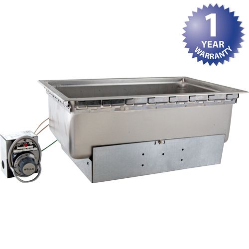 Star Mfg 5P-SS206 Top Mount Warmer W/ Sealant Strip & Thermostat, 21 3/4"L X 13 5/8" W