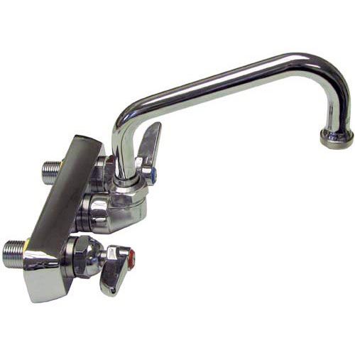 T&S Brass 1115M 4" CTRS Wall Mount Faucet W/ 6" Swing Nozzle and Handle