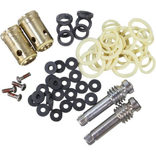 T&S Brass 6K Faucet & Spindle Repair Kit, New Type W/Barrel & Spindles