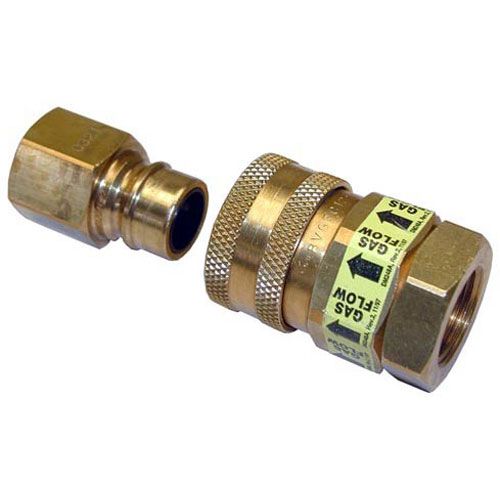 T&S Brass AG5F 1-1/4" FPT Gas Quick Disconnect Assembly W/ Thermal Shutoff