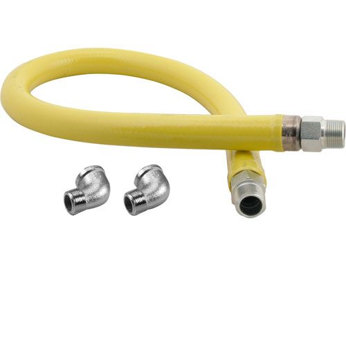 T&S Brass TSHG2E48 Gas Hose, 1" NPT X 48", T&S