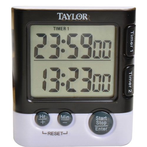 Taylor Thermometer 5828 Digital Timer , 24Hr, 4-1/2"