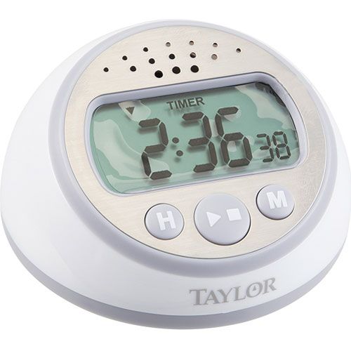 Taylor Thermometer 5873 Digital Timer W/ Clock 