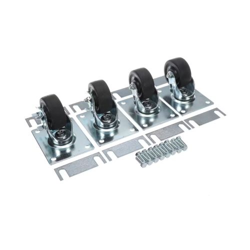 True 808942 Caster Kit W/Hardware 3" 2 W/Brake & 2 Without Swivel Plate Set of 4