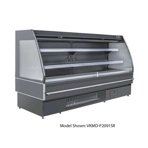 VITLIFE Commercial VKMD-P1391SR 53" Semi Multideck Open Air Merchandiser Cooler for Refrigerated Product Display