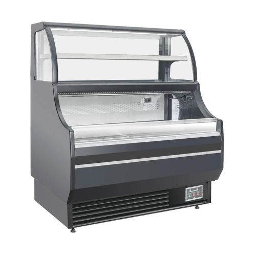 VITLIFE Commercial VKPM-P1609CRH Self-Serve Open Air Refrigerated Display Case for Refrigerated Merchandising