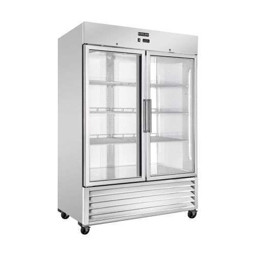 VITLIFE VRB54FG 46 Cu. Ft. 2-Glass Door Reach-In Freezer