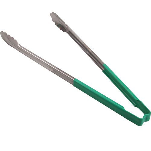 Vollrath 4781670 Scallop Tongs , 16",Grn HDl
