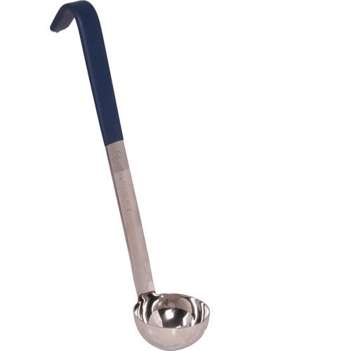 Vollrath VOL4980230 Ladle , 2 OZ,S/S,Blue,10"HDl