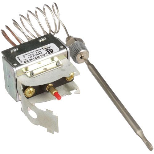 Vulcan Hart 00-410705-00002 LCH Type Hi-Limit Thermostat, 450°F Fixed, Manual Reset, Nickel Plated