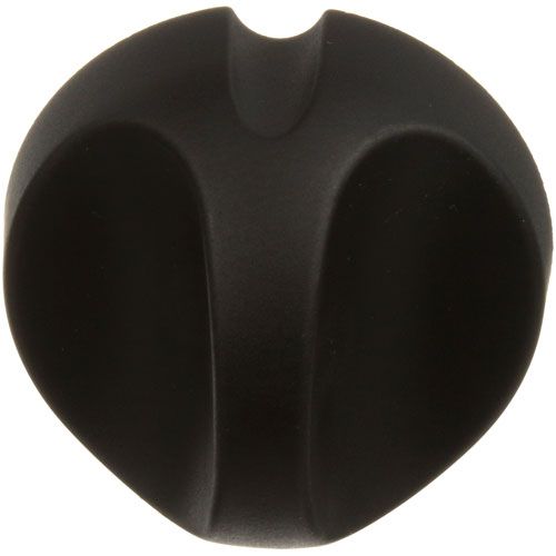 Vulcan Hart 00-428300-00001 Black Knob W/ 1/4" D Stem, 2-3/4" OD