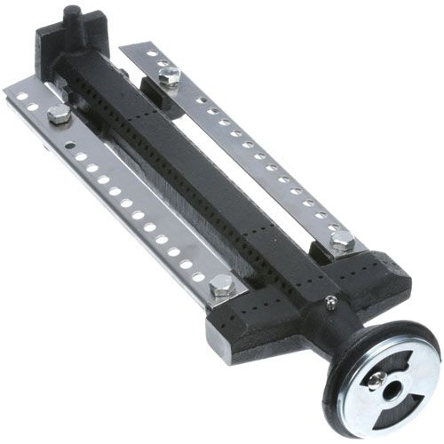 Vulcan Hart 00-712001-0000A Cast Iron Burner W/Shields & Air Shutter 13-1/4" Long, 4-1/4" Wide