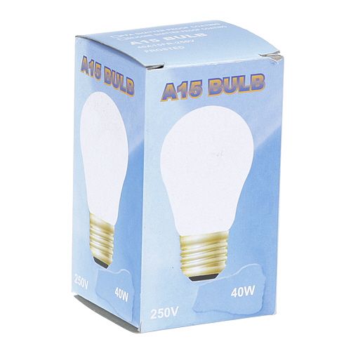 Vulcan Hart VH342766-00002 40W Bulb with White Frosted Interior, 250V