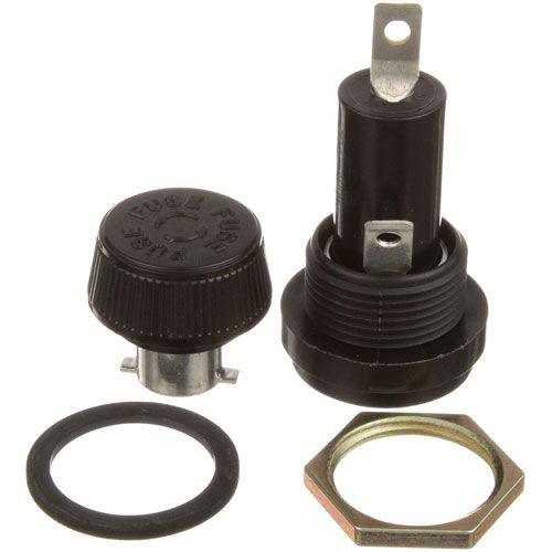 Wells 54769 Fuse Holder 15 AMP, 600V W/ Push-Turn Bayonet Cap