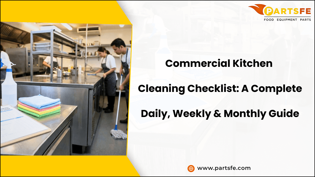 Commercial Kitchen Cleaning Checklist A Complete Daily, Weekly & Monthly Guide_PartsFe
