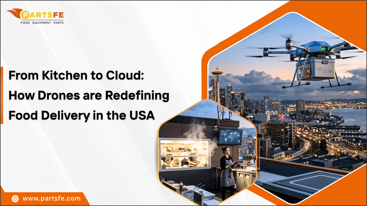 From Kitchen to Cloud: How Drones are Redefining Food Delivery in the USA_PartsFe 