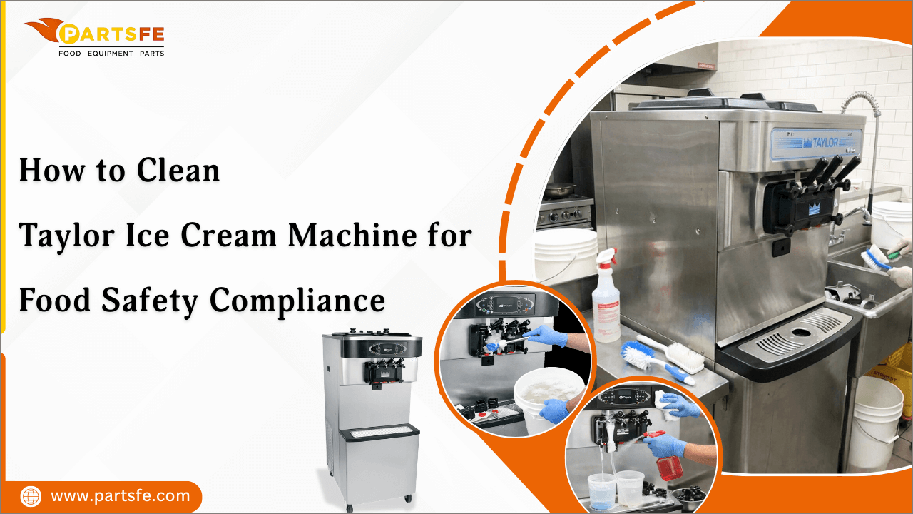 How to Clean Taylor Ice Cream Machine for Food Safety Compliance_PartsFe