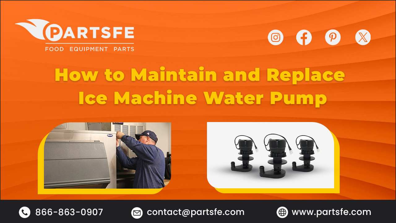 How to Maintain and Replace Ice Machine Water Pump_PartsFe