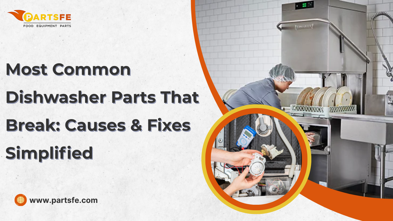 Most Common Dishwasher Parts That Break: Causes & Fixes Simplified_PartsFe