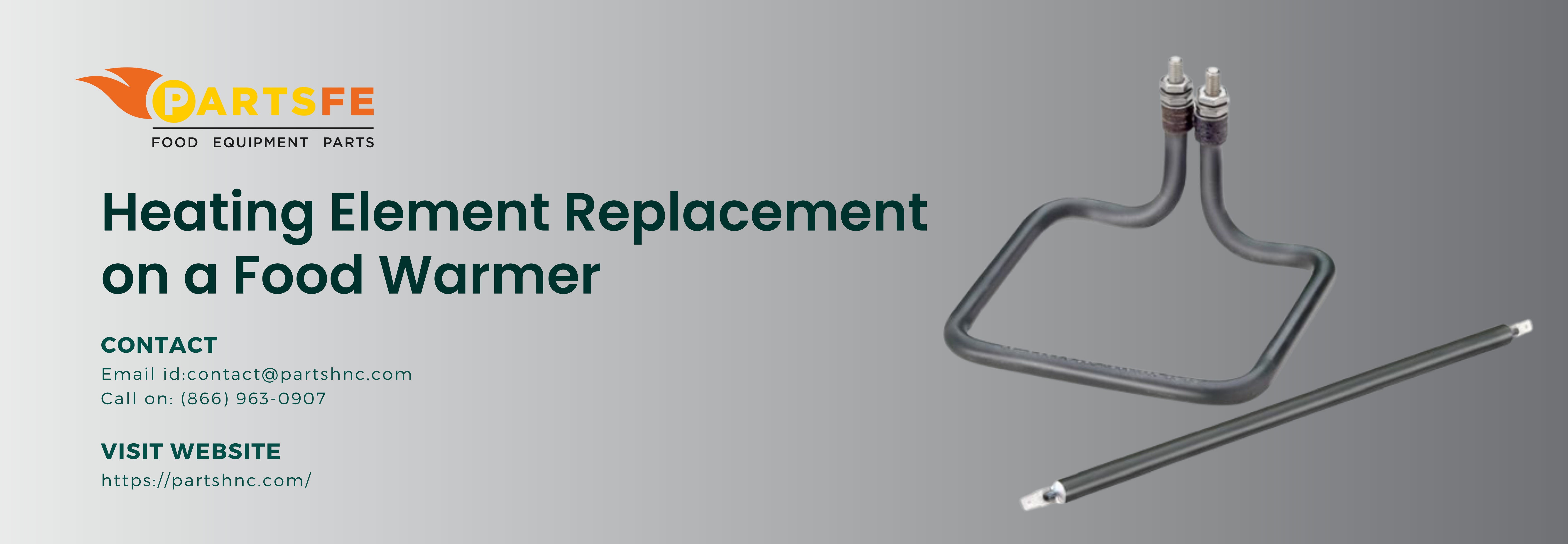 heating element on a food warmer