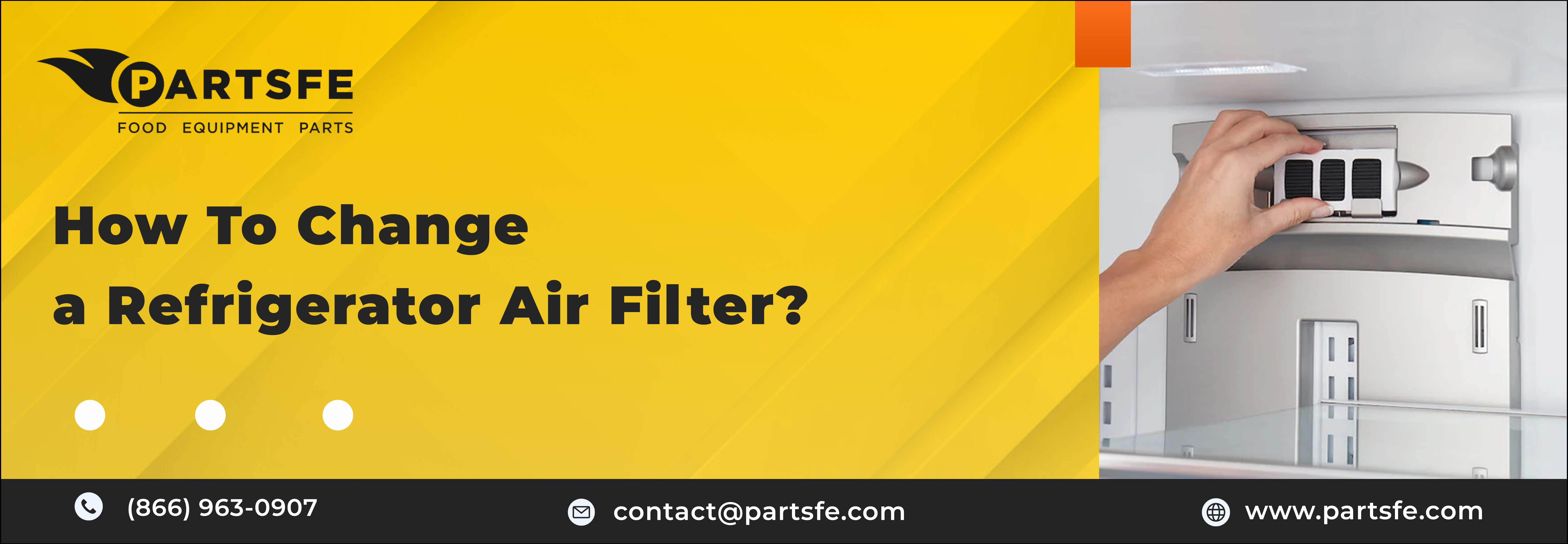 How To Change a Refrigerator Air Filter_PartsFe