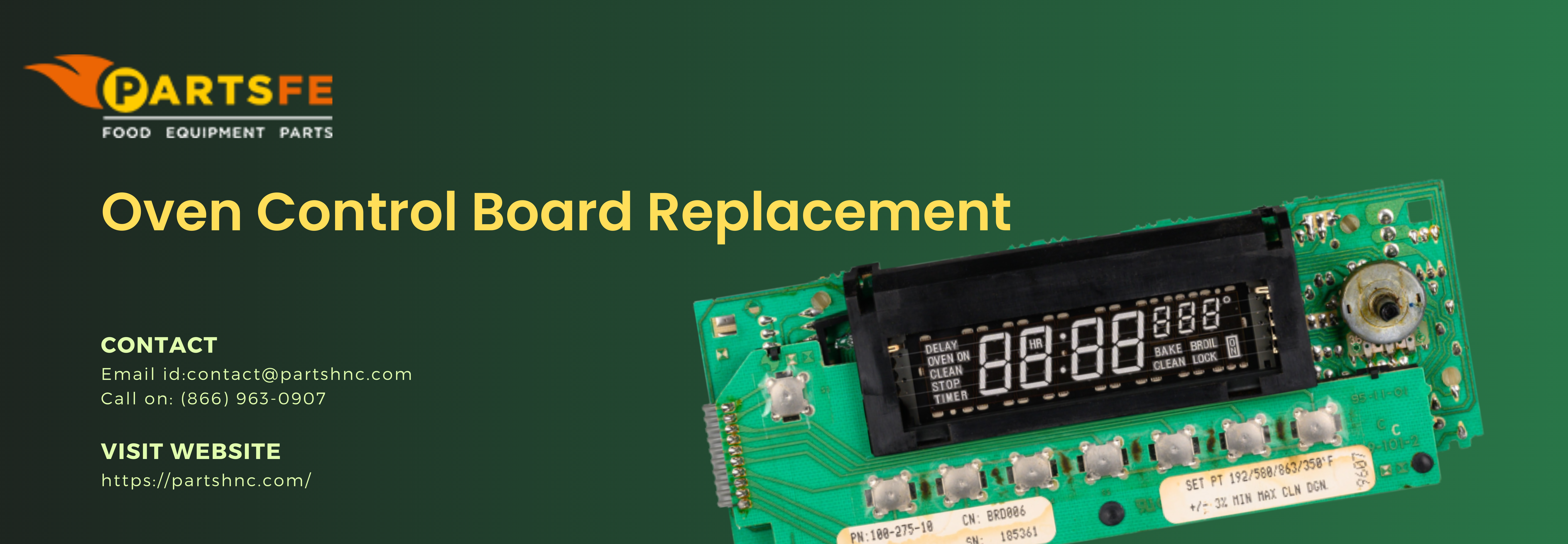 Oven Control Board Repair & Replace