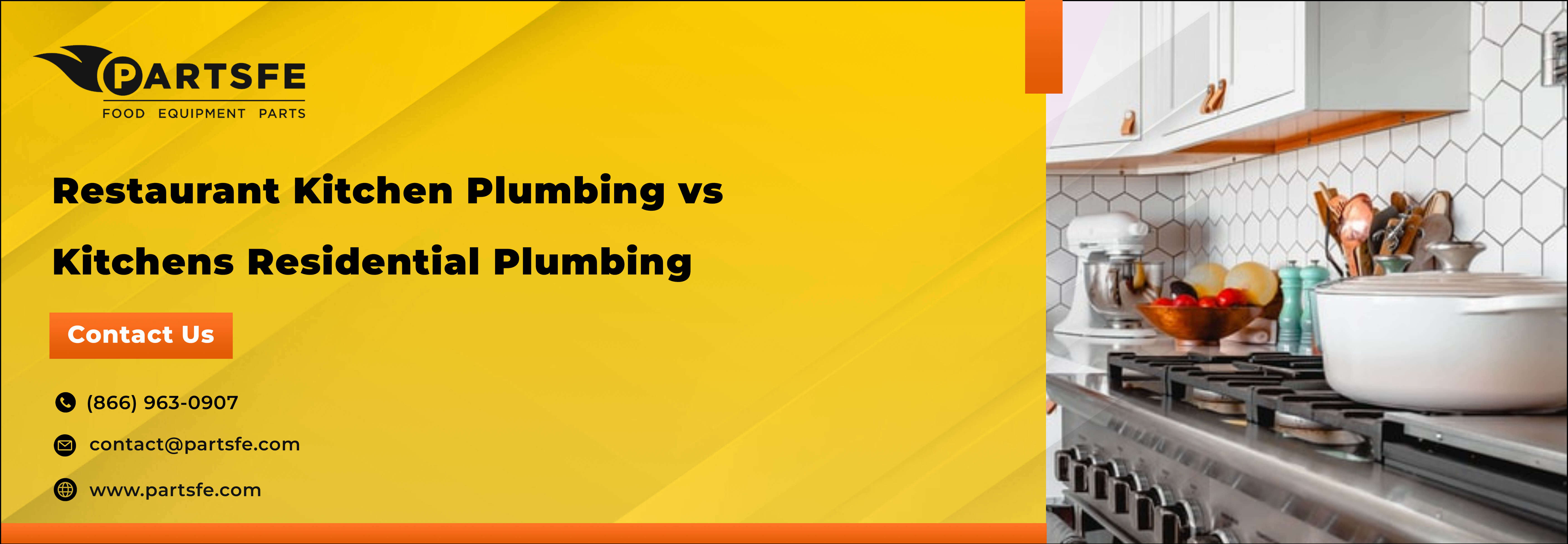 Plumbing in Commercial Restaurants Vs Residential Kitchens